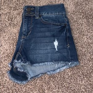 Denim shorts